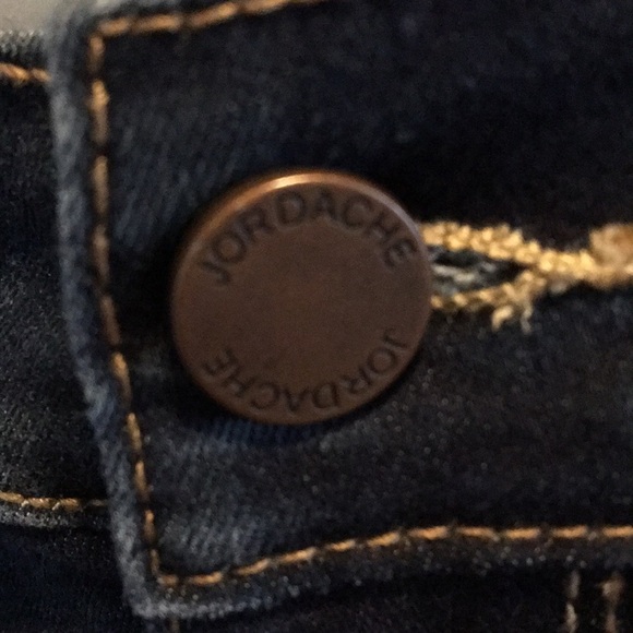 Jordache Dark Wash Girls (14) Skinny Ankle Jeans - Picture 3 of 6